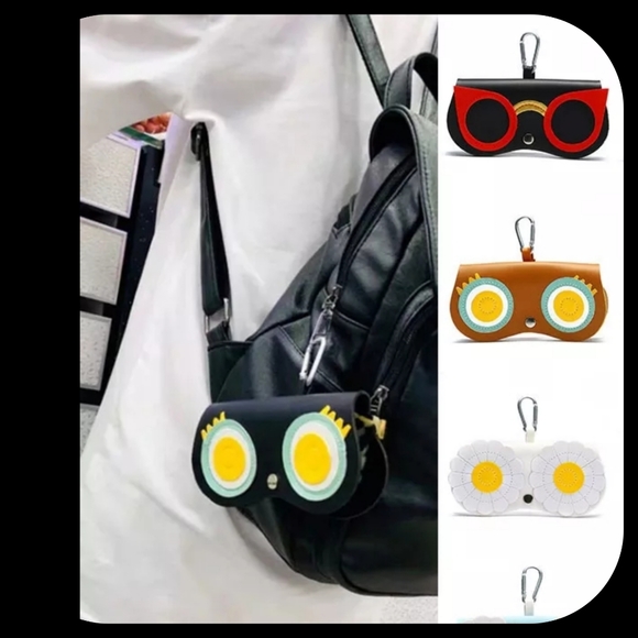 5/$25 Fun Sunglass holder, clip on, snap shut glasses or sunglasses case, NEW - Picture 6 of 9